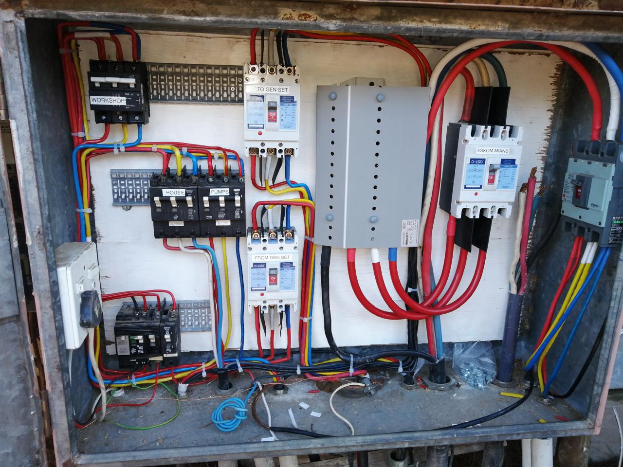 Electrical distribution board installation