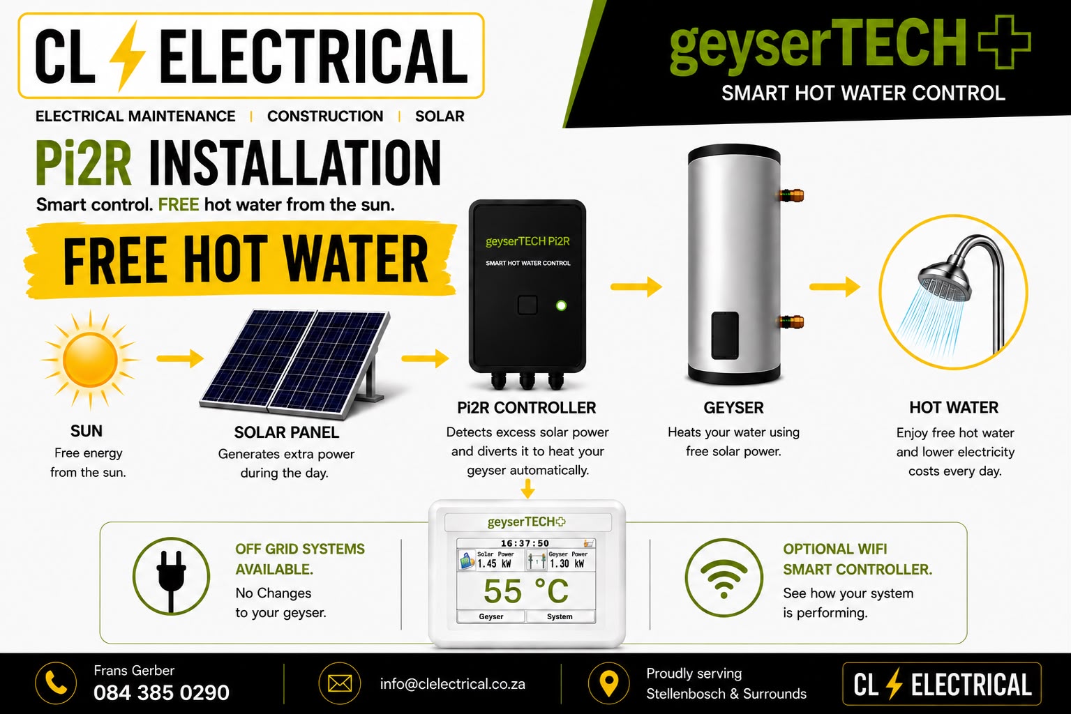 Solar water heating solution